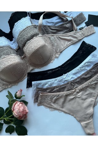 Комплект бюстгальтер на тонкому поролоні та стрінги Lavivas 50268+10194